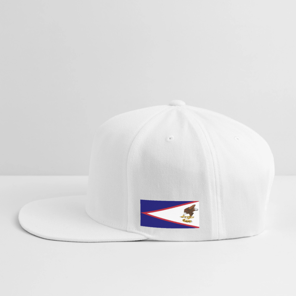 Snapback Baseball Cap - white