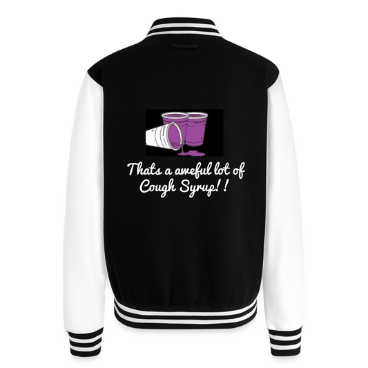 P Letterman Jacket - black/white