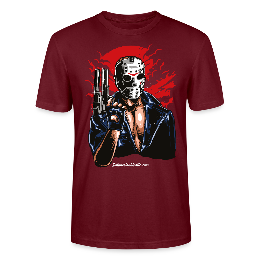 Graphic T - burgundy