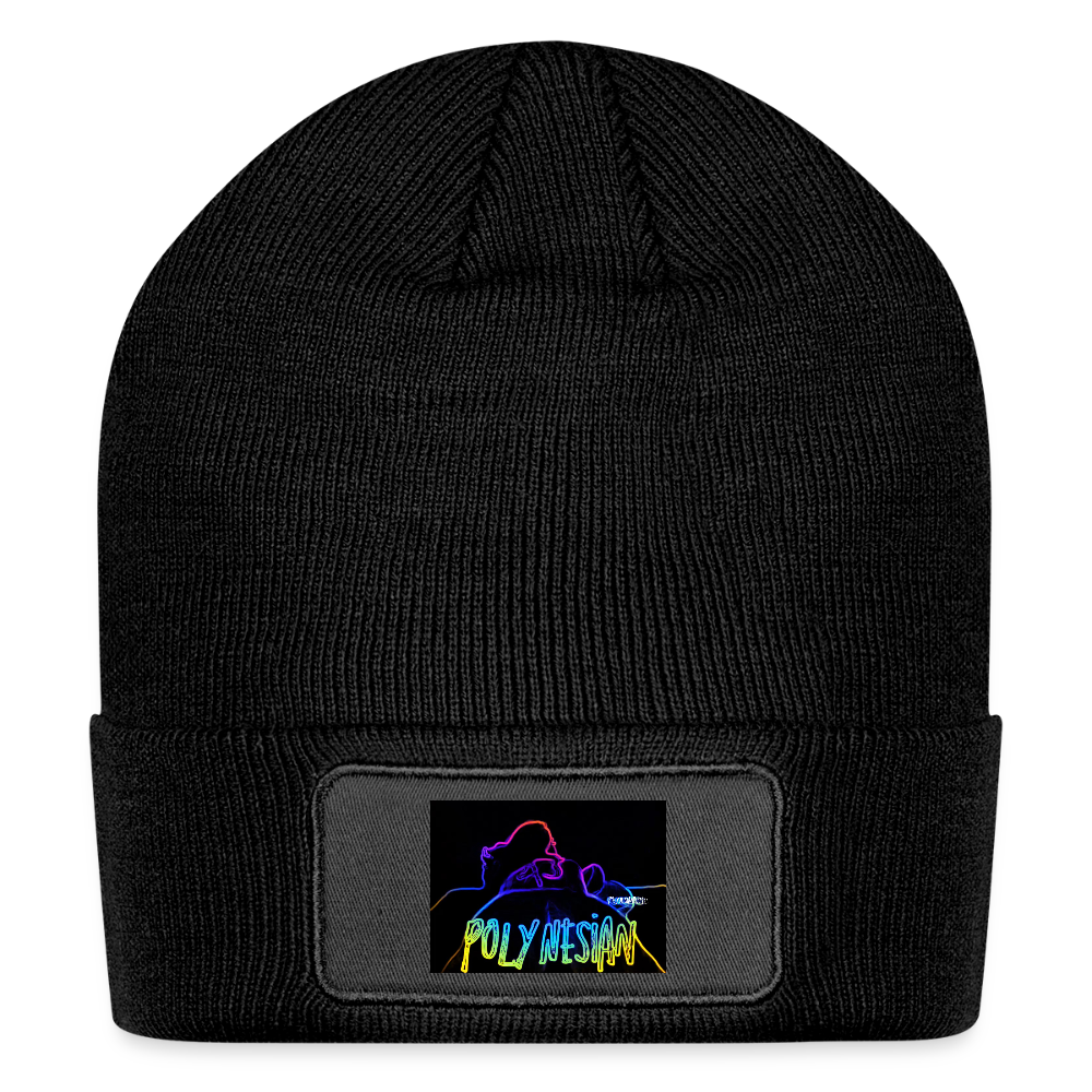 Patch Beanie - black