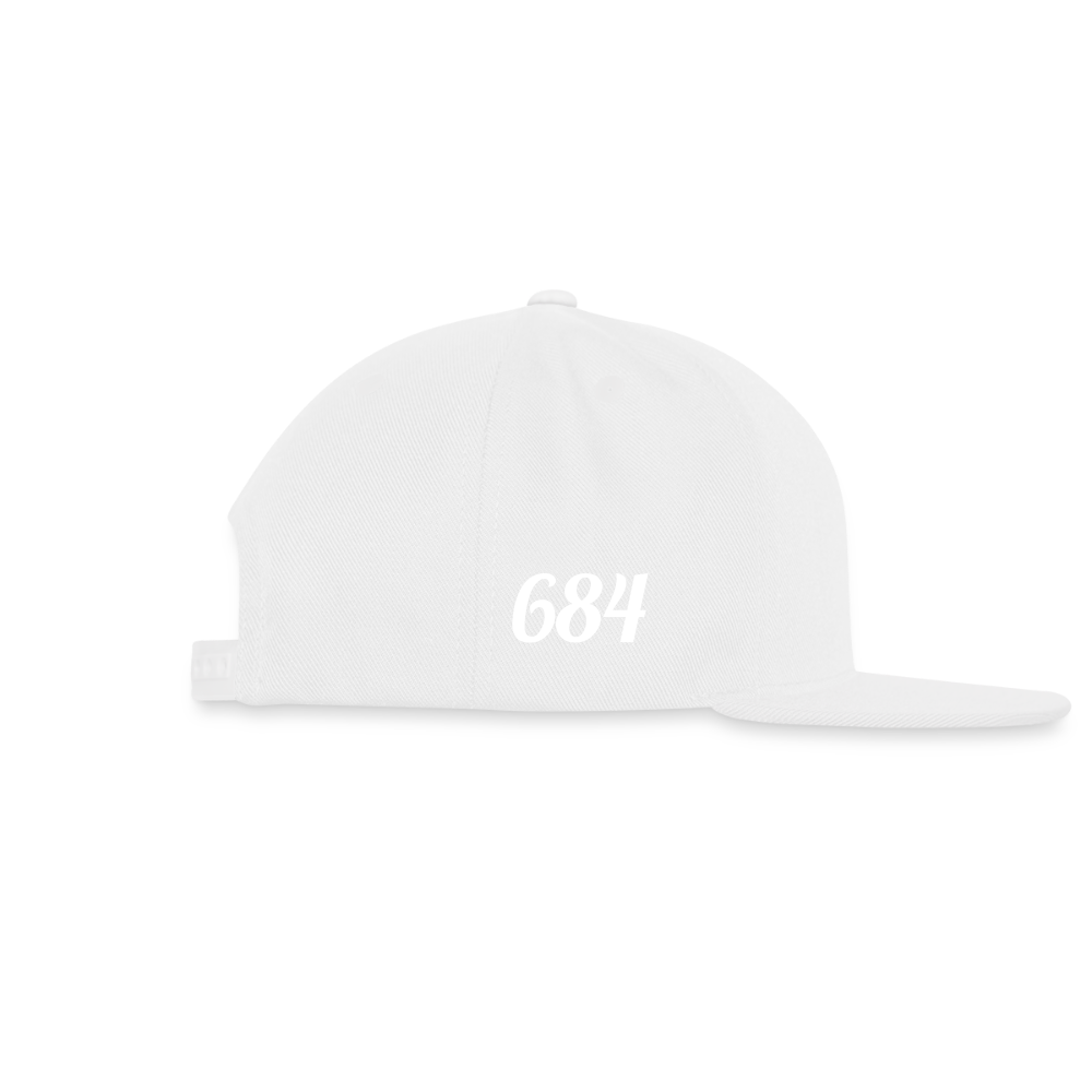 Snapback Baseball Cap - white