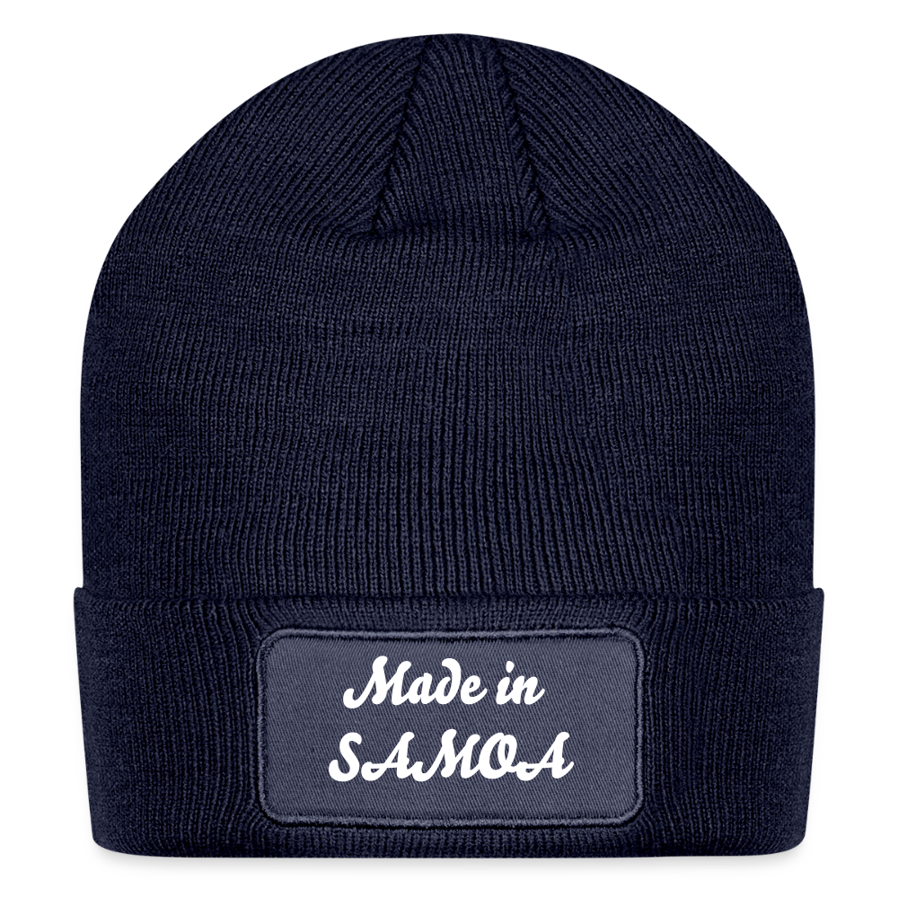 Patch Beanie - navy