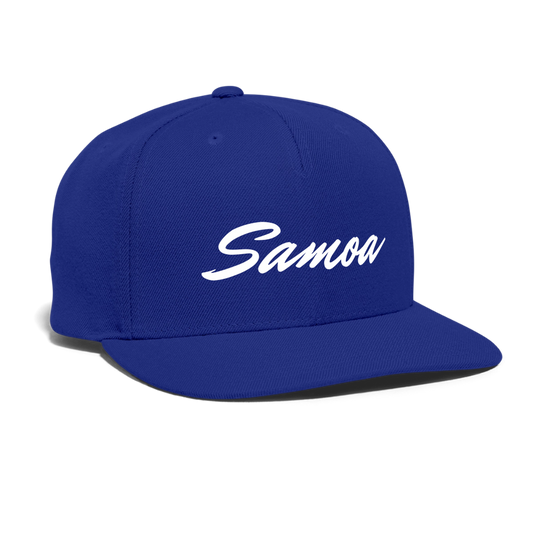 Snapback Baseball Cap - royal blue