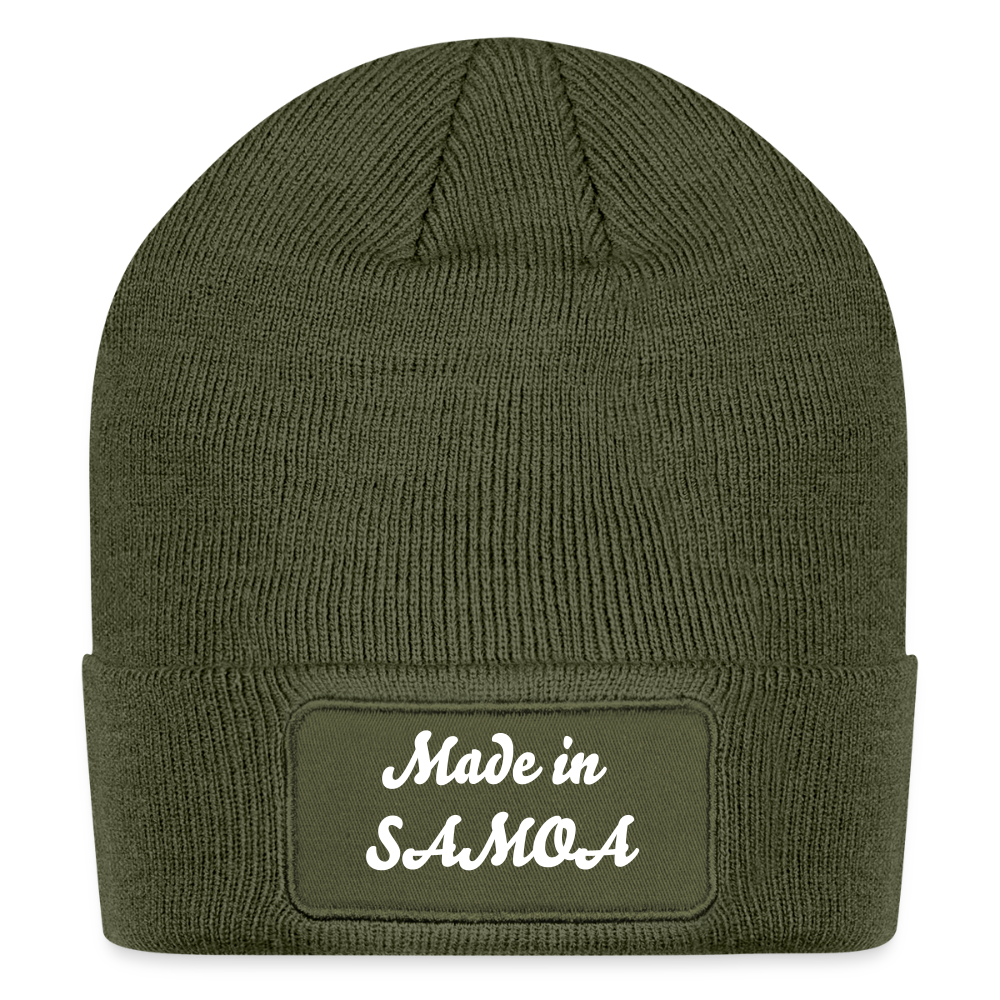 Patch Beanie - olive