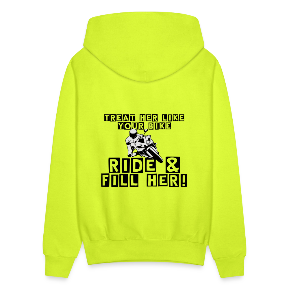 Men's Hoodie - safety green