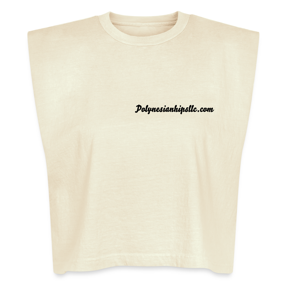 Muscle T - faded cream