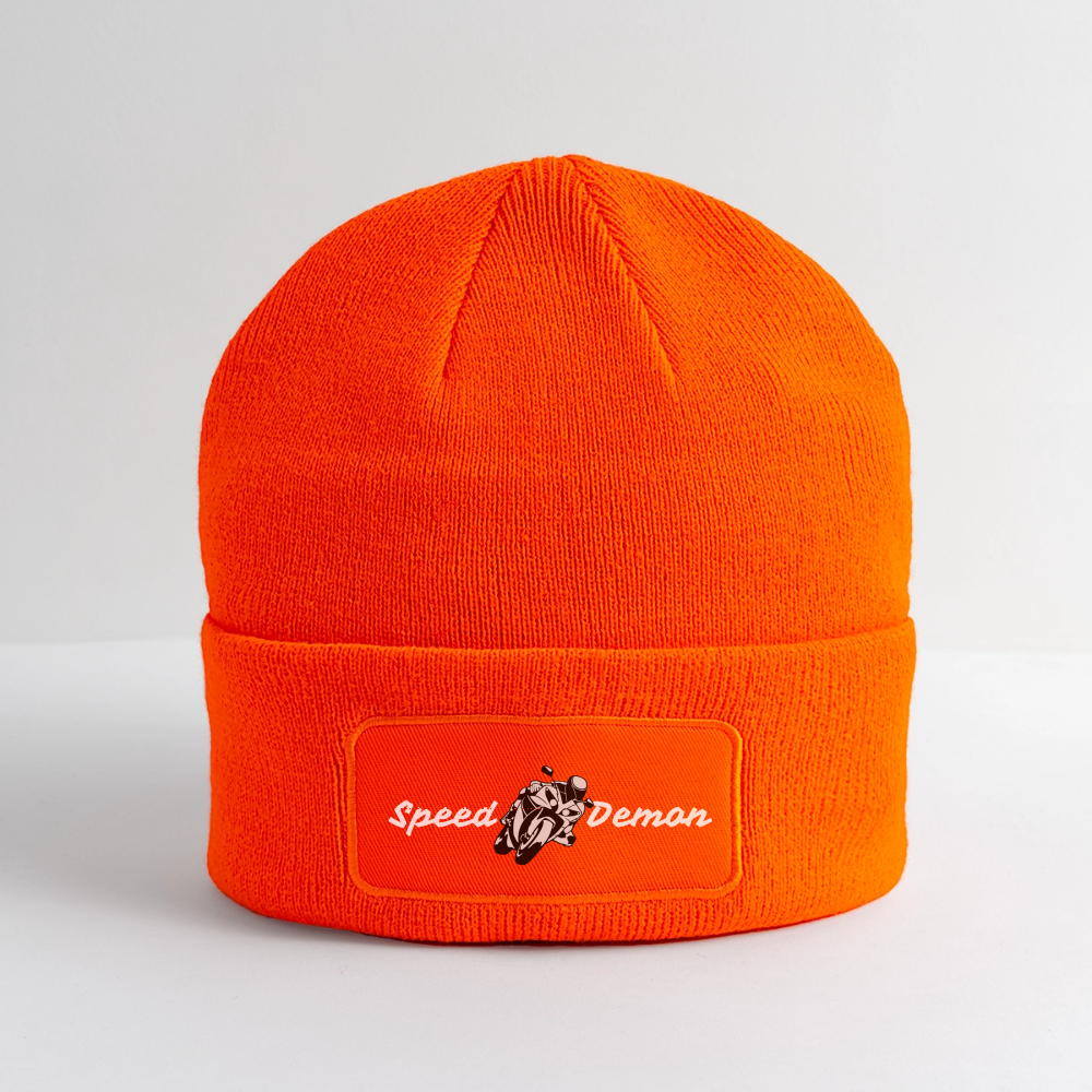 Speed Demon Beanie - neon orange