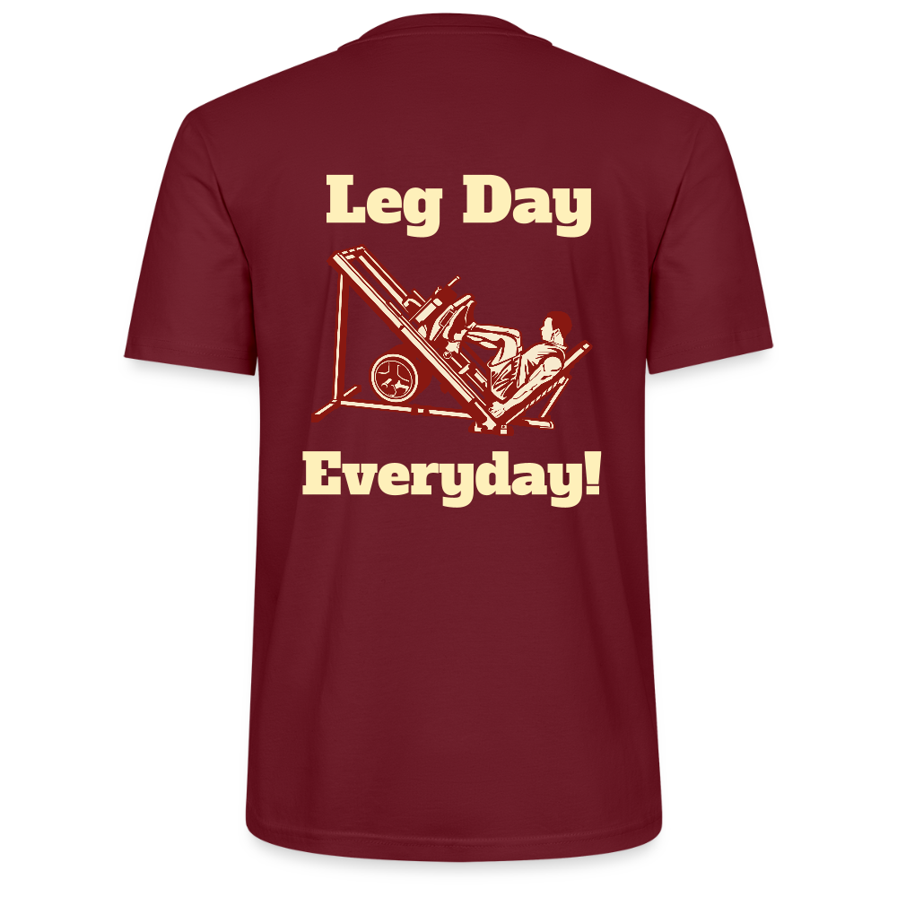 Graphic T - burgundy