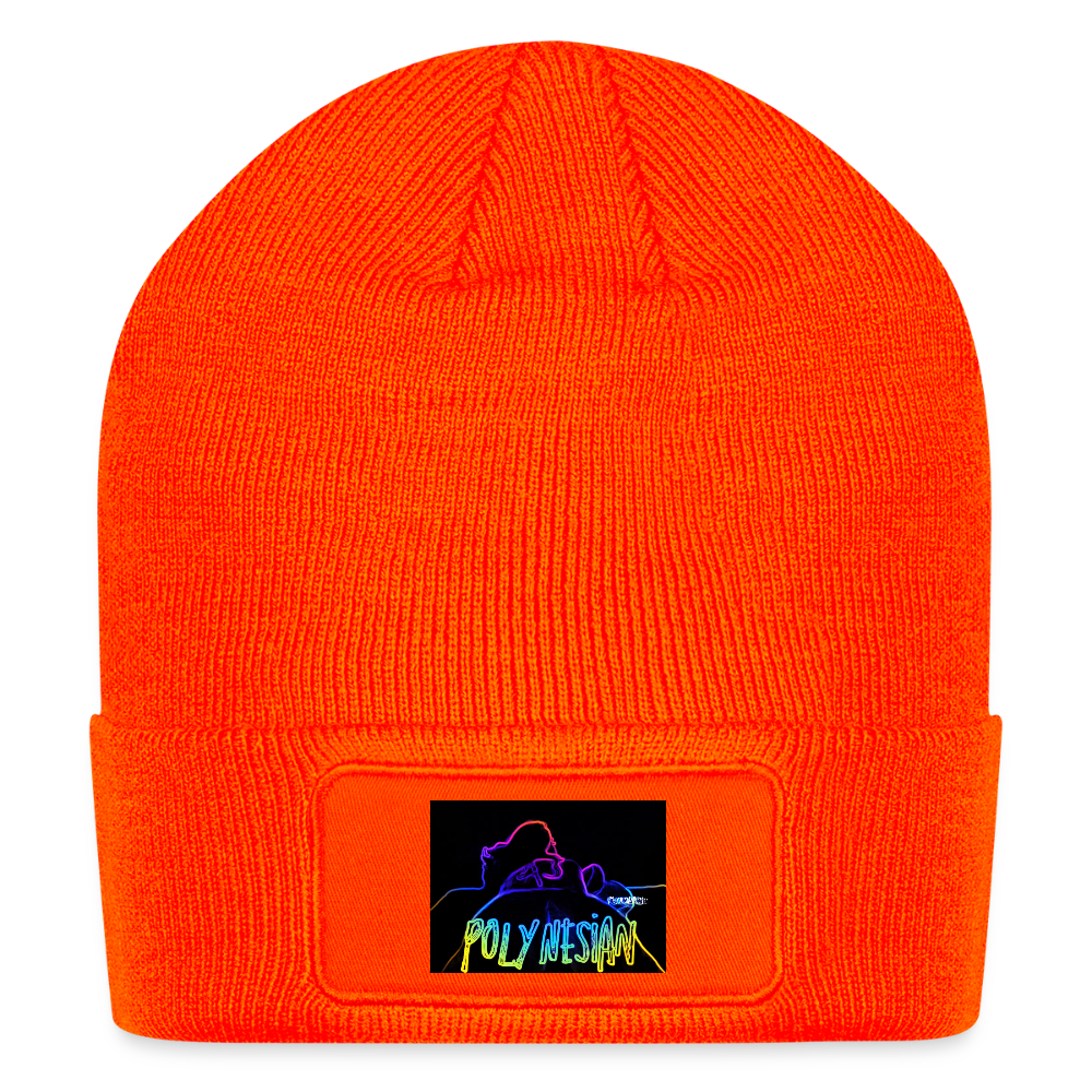 Patch Beanie - neon orange