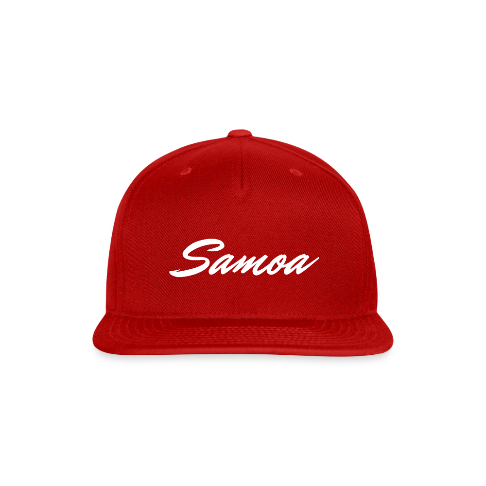 Snapback Baseball Cap - red