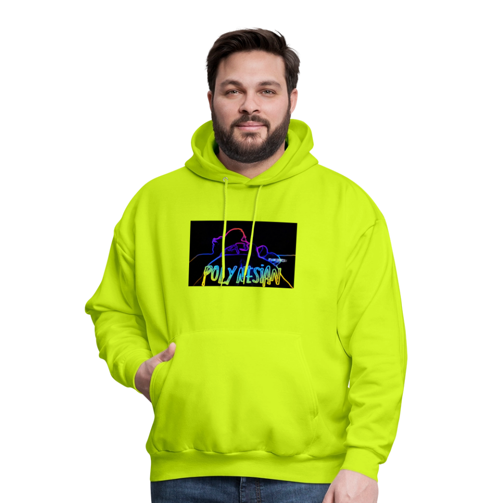 Men's Hoodie - safety green
