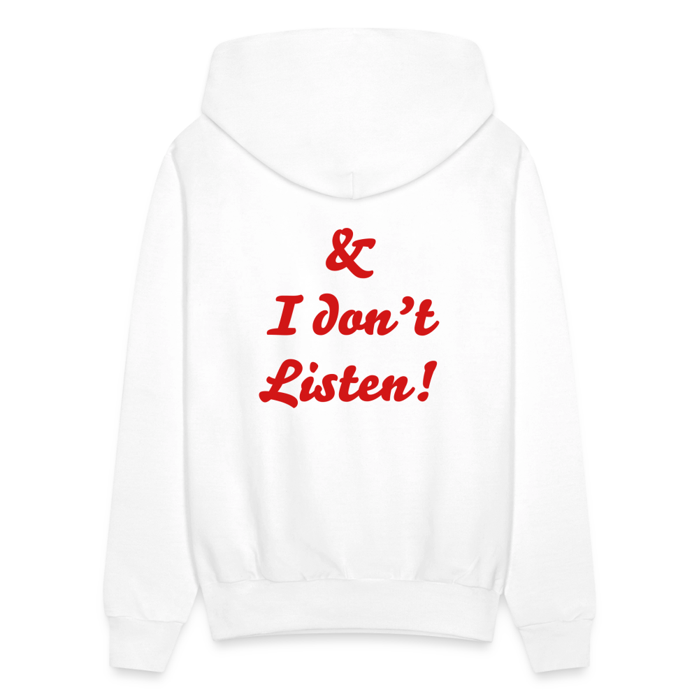 Men's Hoodie - white