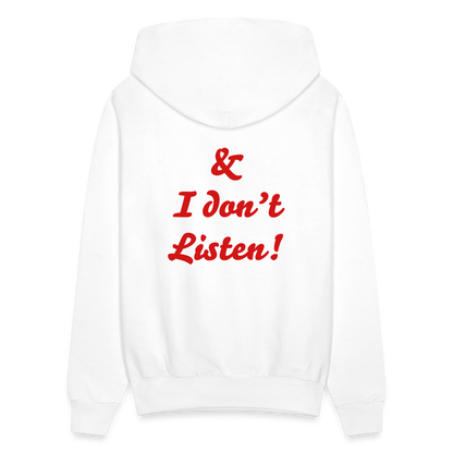 Men's Hoodie - white