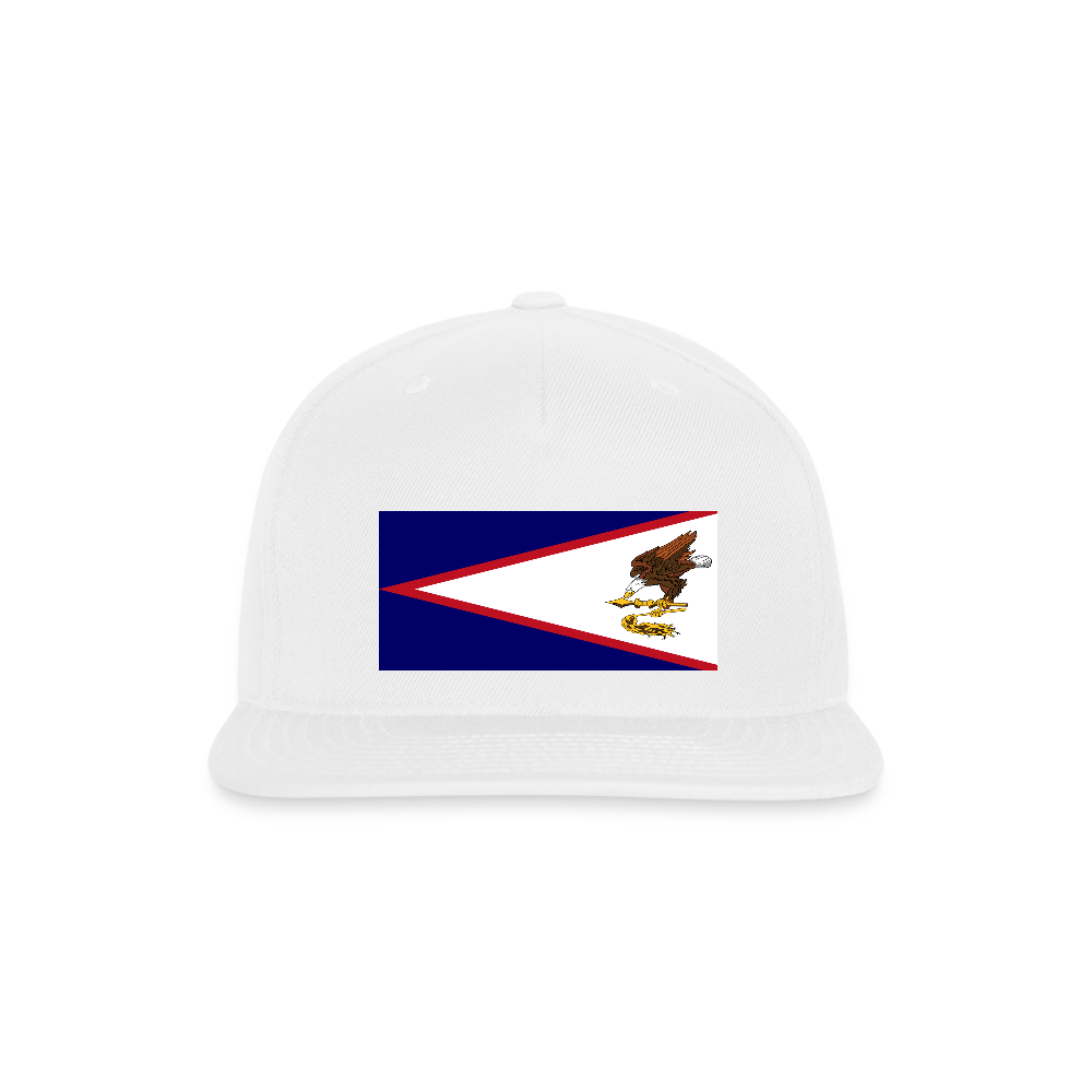 Snapback Baseball Cap - white