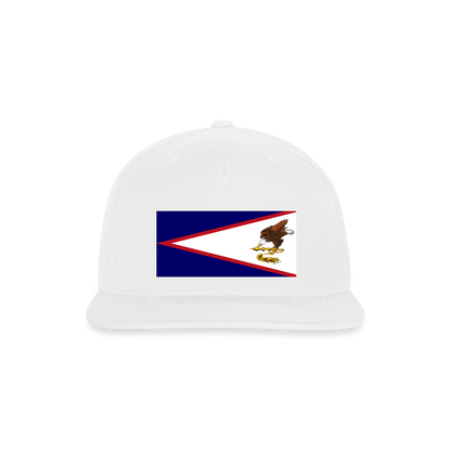 Snapback Baseball Cap - white