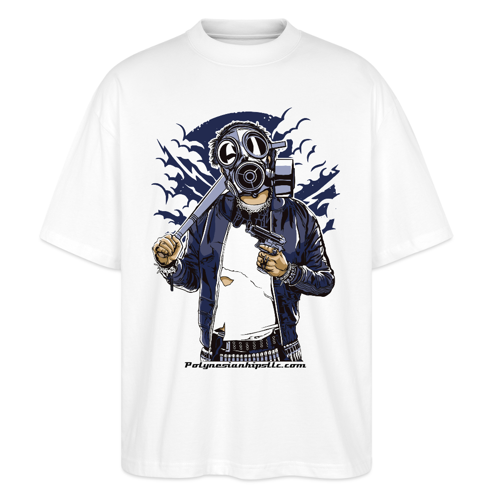 Oversized Graphic T - white