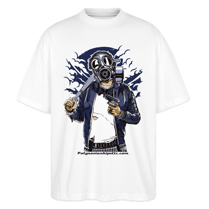 Oversized Graphic T - white