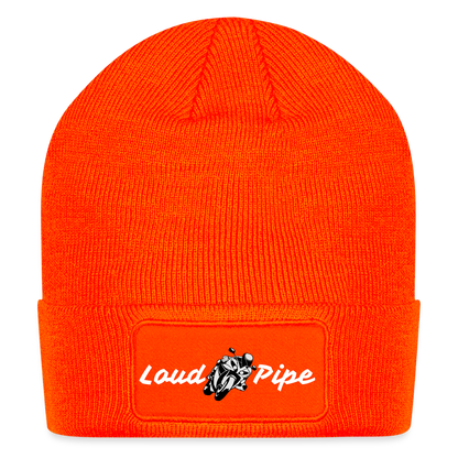Loud Pipe Beanie - neon orange