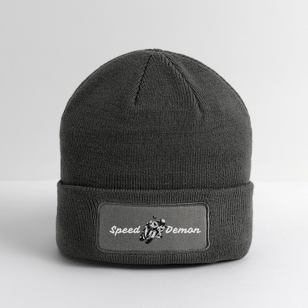 Speed Demon Beanie - charcoal grey