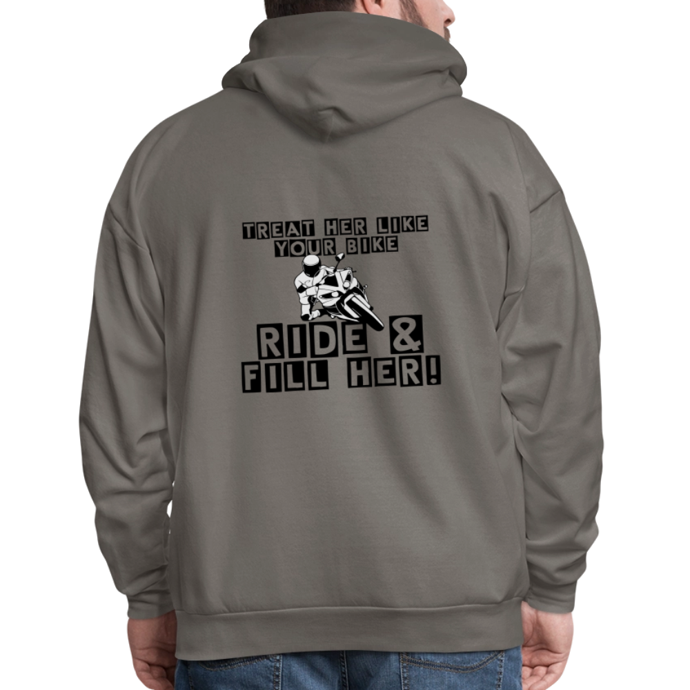Men's Hoodie - asphalt gray