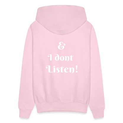 Men's Hoodie - pale pink