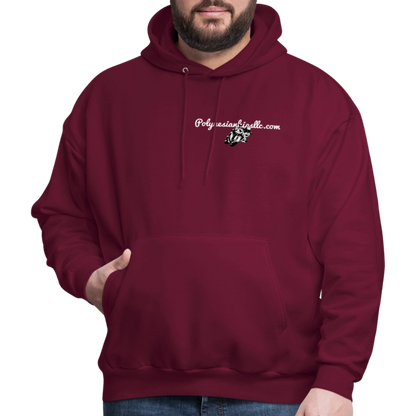 Men's Hoodie - burgundy