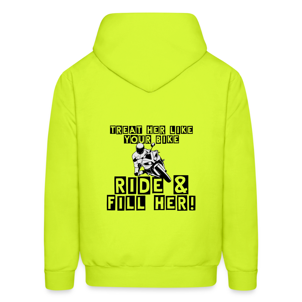 Men's Hoodie - safety green