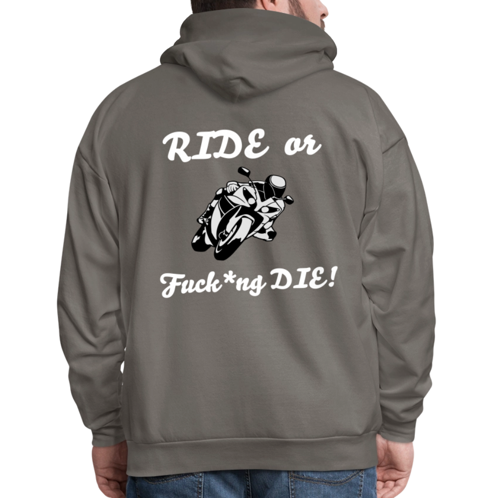 Men's Hoodie - asphalt gray