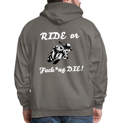 Men's Hoodie - asphalt gray