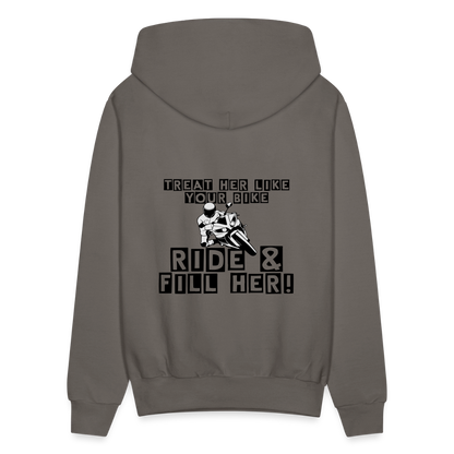 Men's Hoodie - asphalt gray