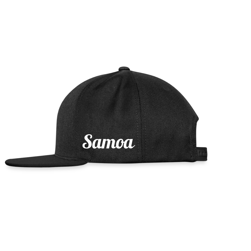 Snapback Baseball Cap - black