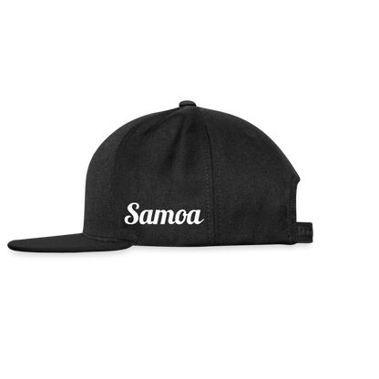 Snapback Baseball Cap - black