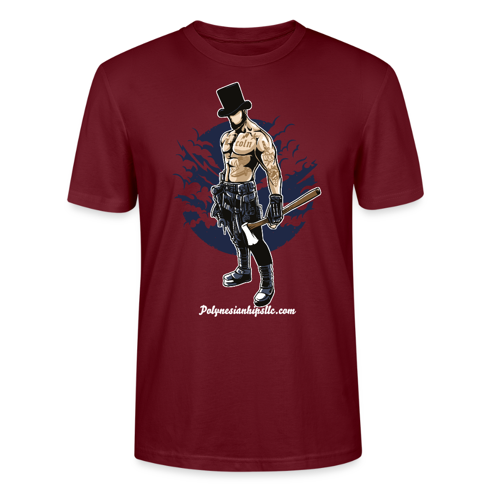Graphic T - burgundy