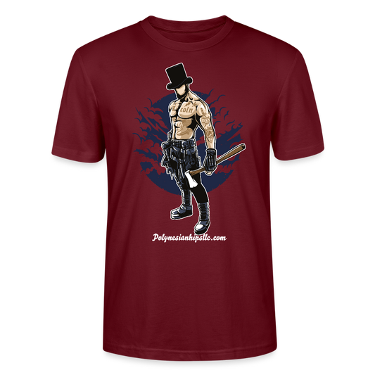 Graphic T - burgundy