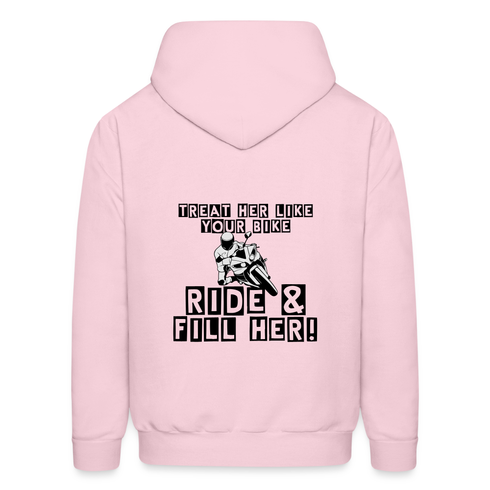 Men's Hoodie - pale pink
