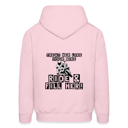 Men's Hoodie - pale pink