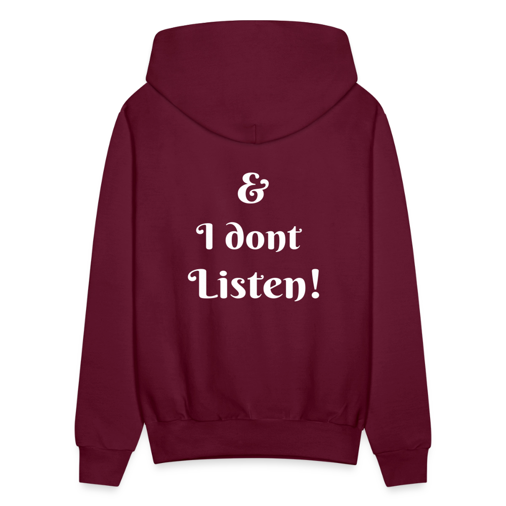 Men's Hoodie - burgundy
