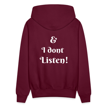 Men's Hoodie - burgundy