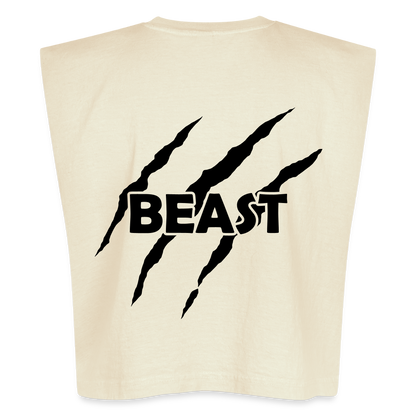 Muscle T - faded cream