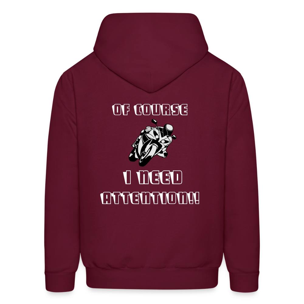 Men's Hoodie - burgundy