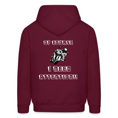 Men's Hoodie - burgundy