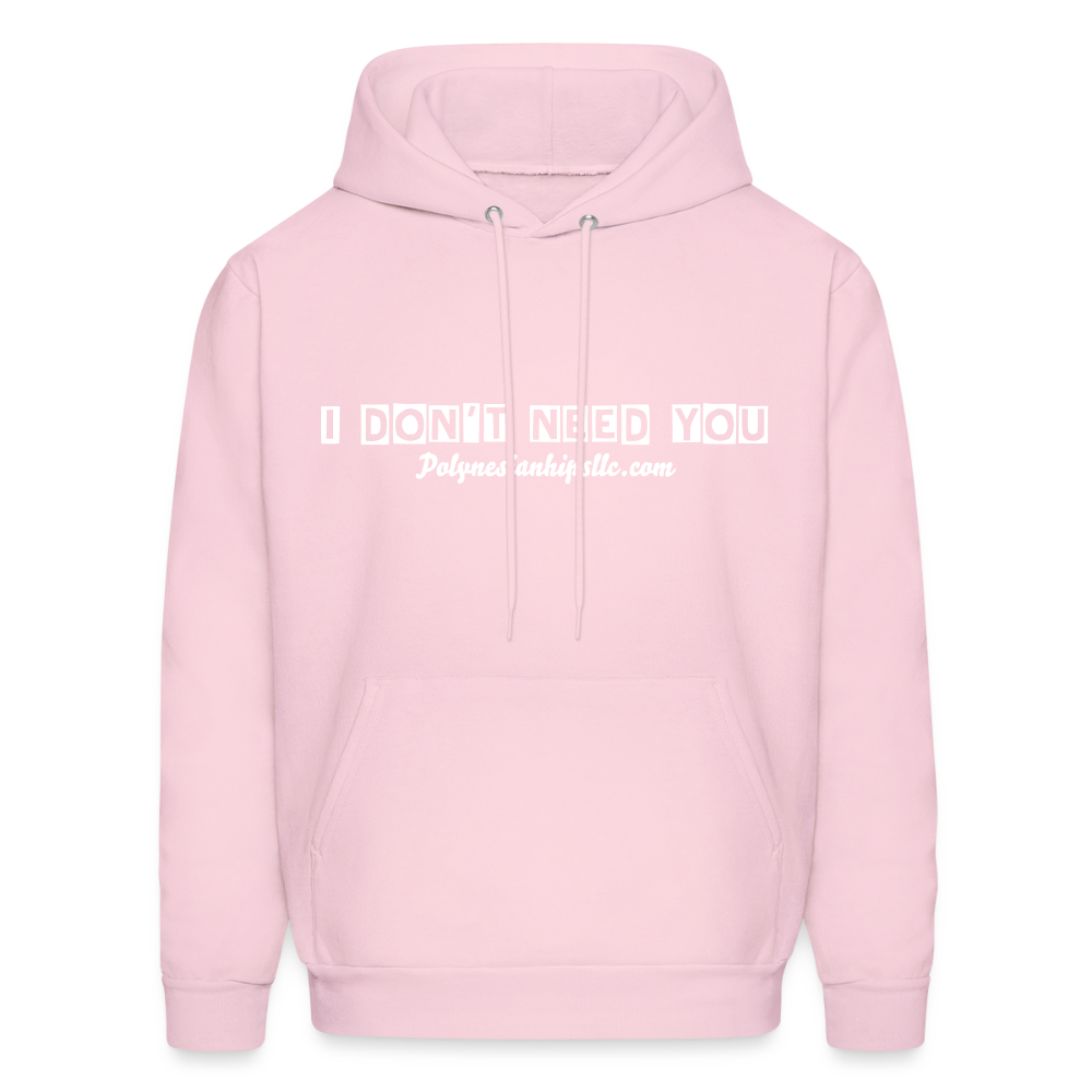 Men's Hoodie - pale pink