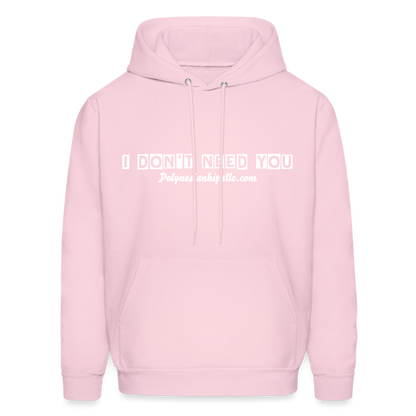 Men's Hoodie - pale pink