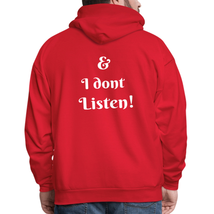 Men's Hoodie - red