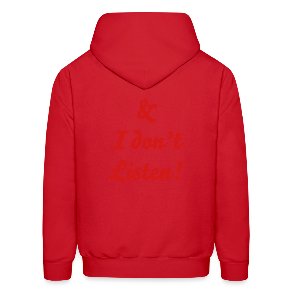 Men's Hoodie - red