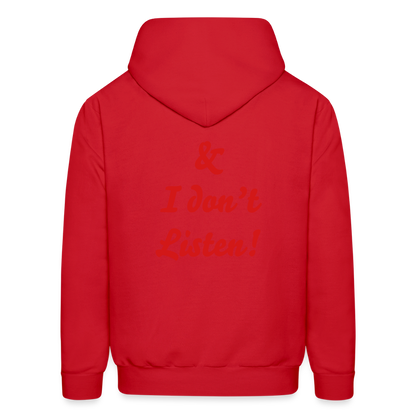 Men's Hoodie - red