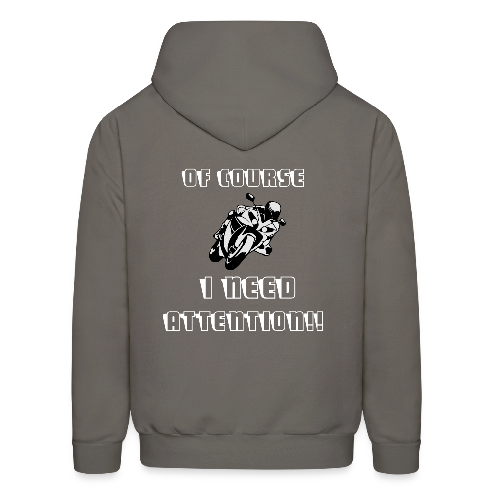 Men's Hoodie - asphalt gray