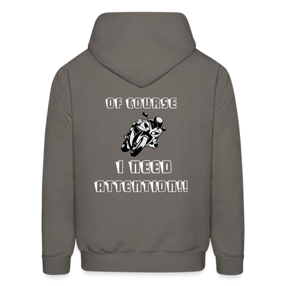 Men's Hoodie - asphalt gray