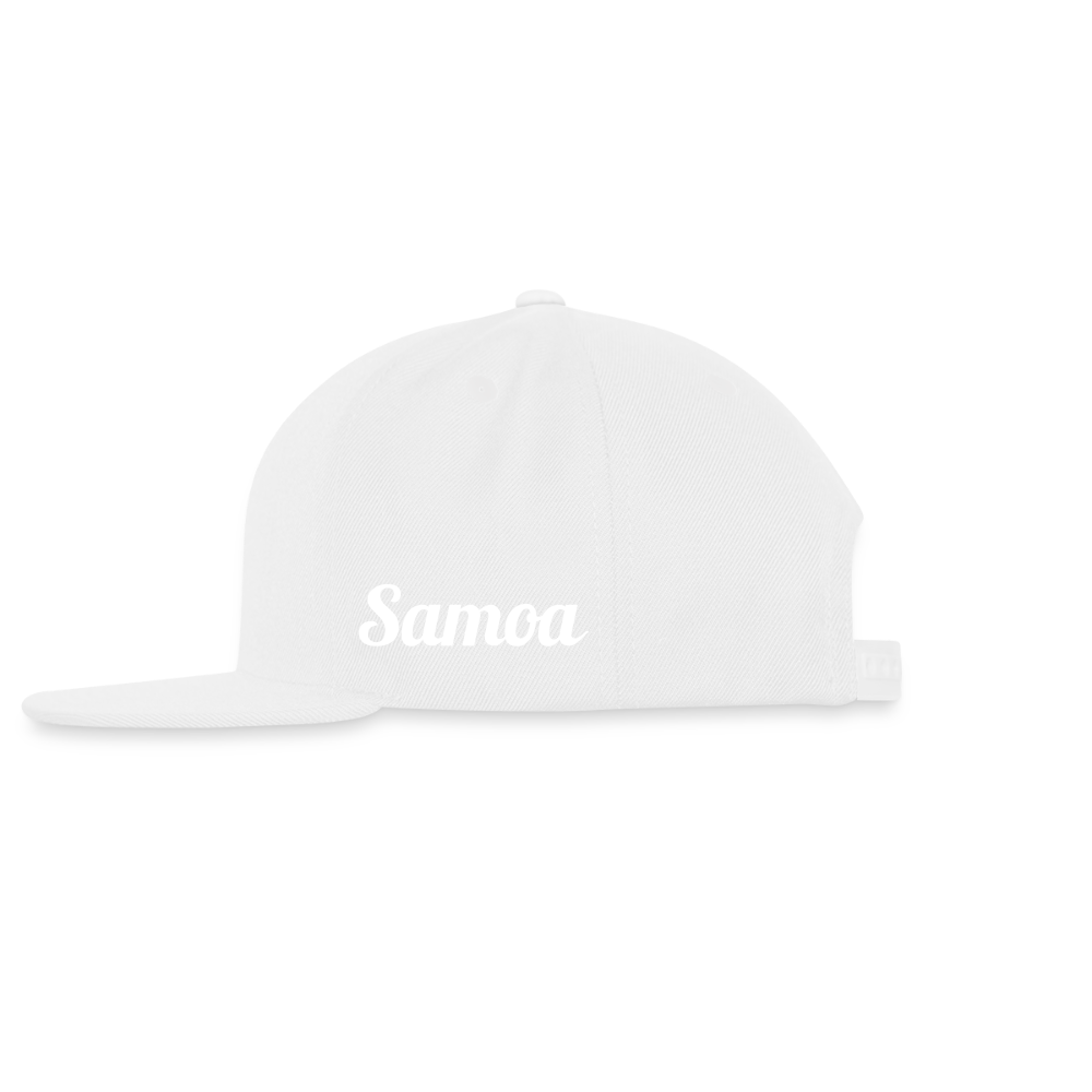 Snapback Baseball Cap - white