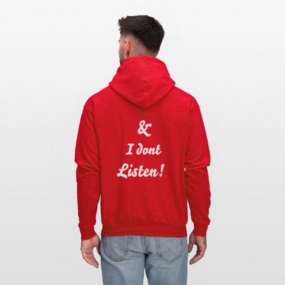 Men's Hoodie - red
